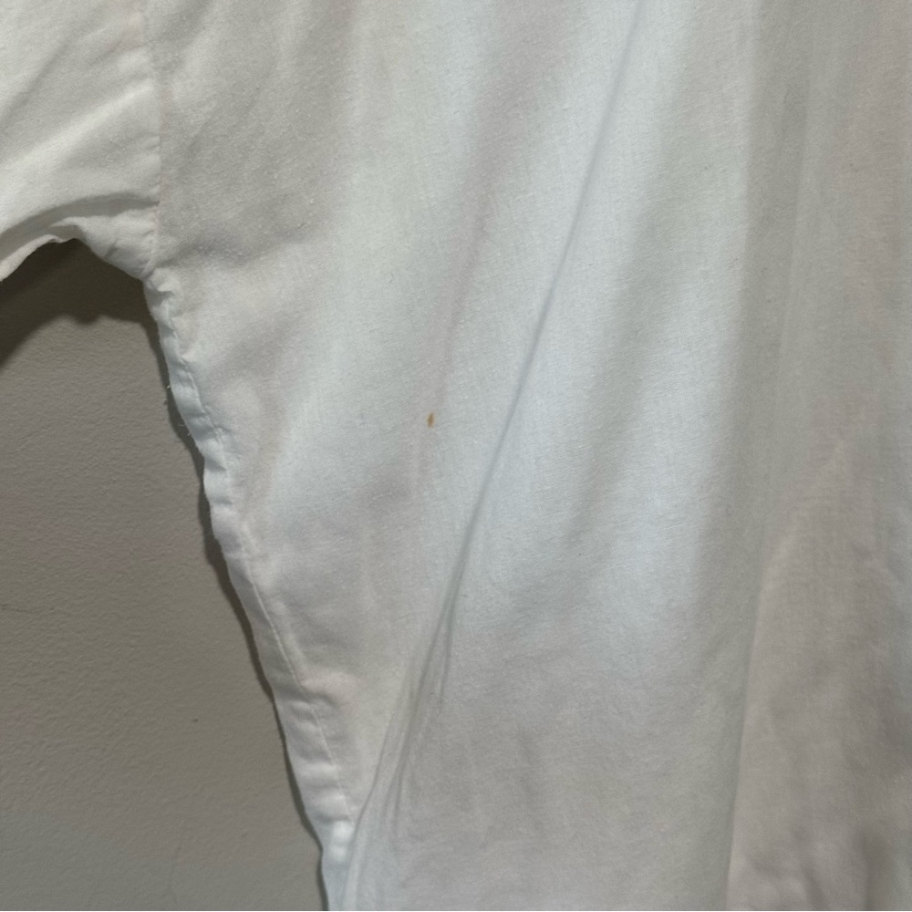 eskandar Nieman Marcus White Drop Shoulder 100% Cotton Lightweight Top - Picture 4 of 13